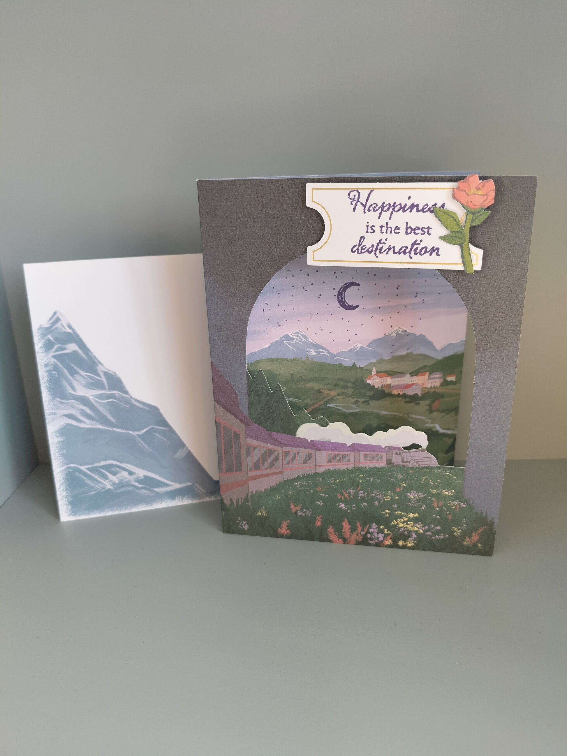 Wenskaart "happiness"