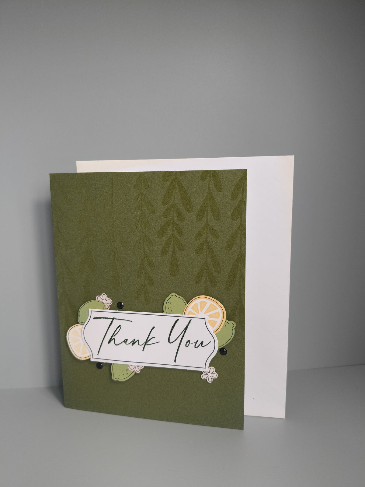Wenskaart "Thank you" met Witte envelop