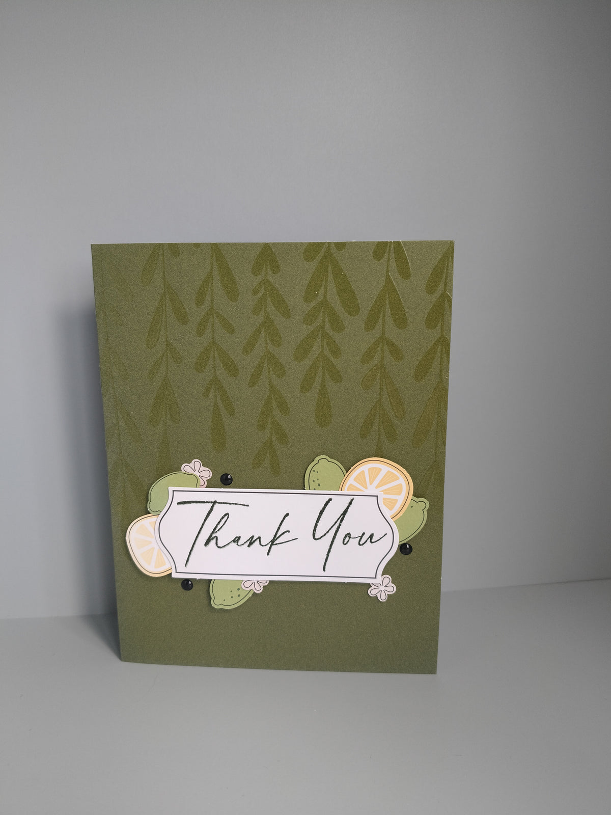 Wenskaart "Thank you" met Witte envelop
