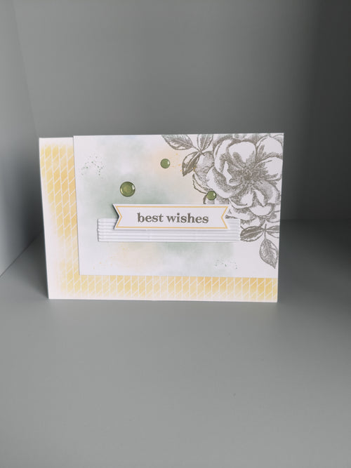 Wenskaart "best wishes"