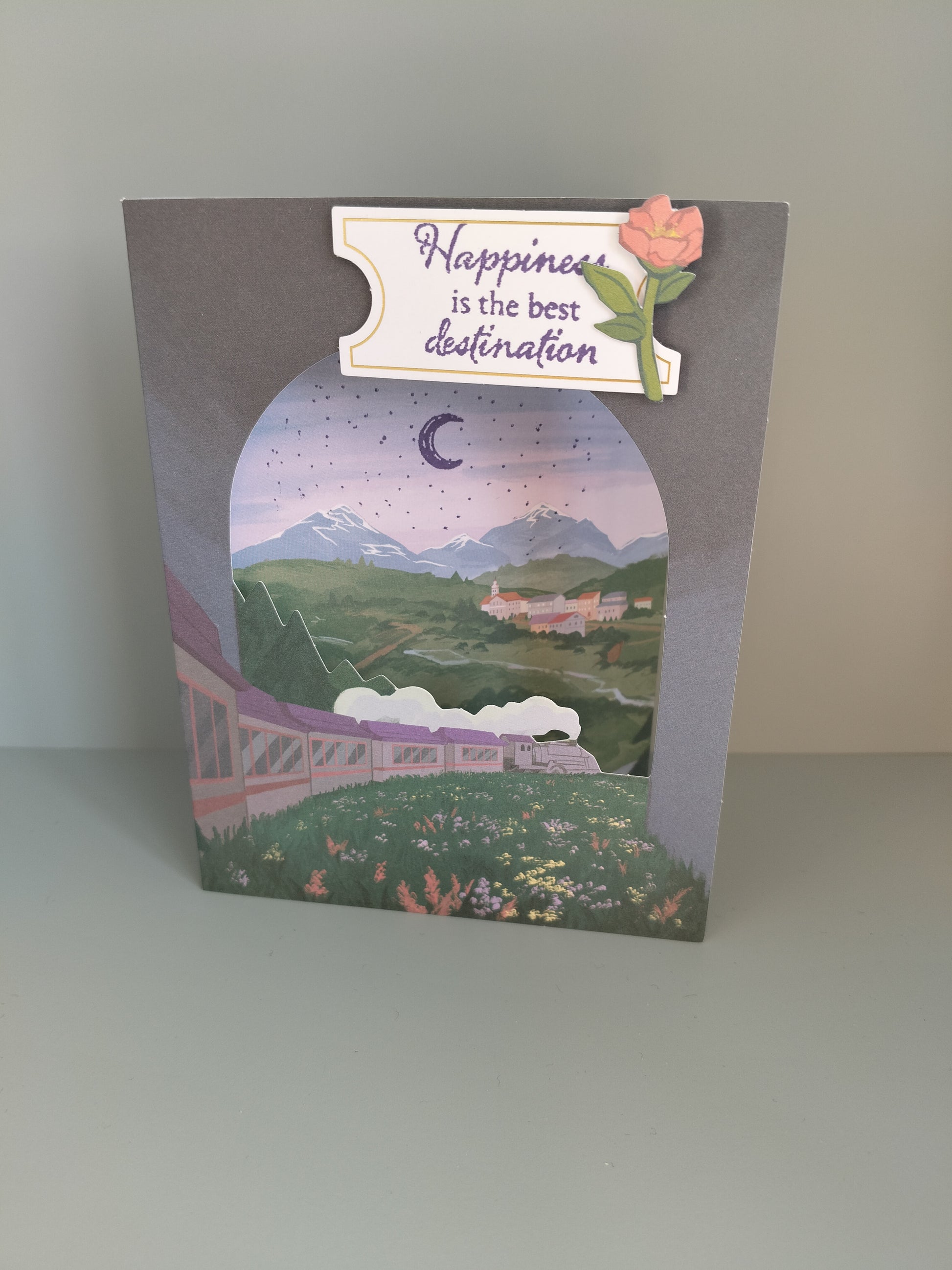 Wenskaart "happiness"