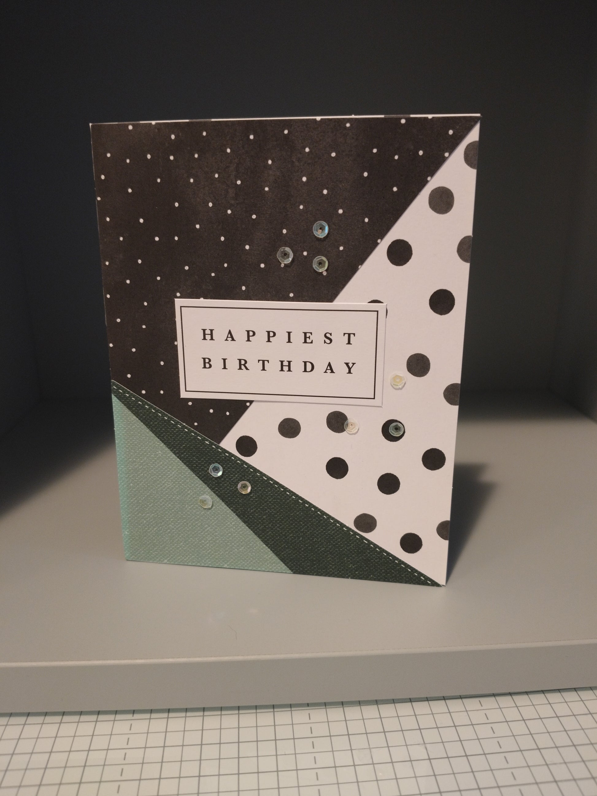 Wenskaart "happiest birthday"