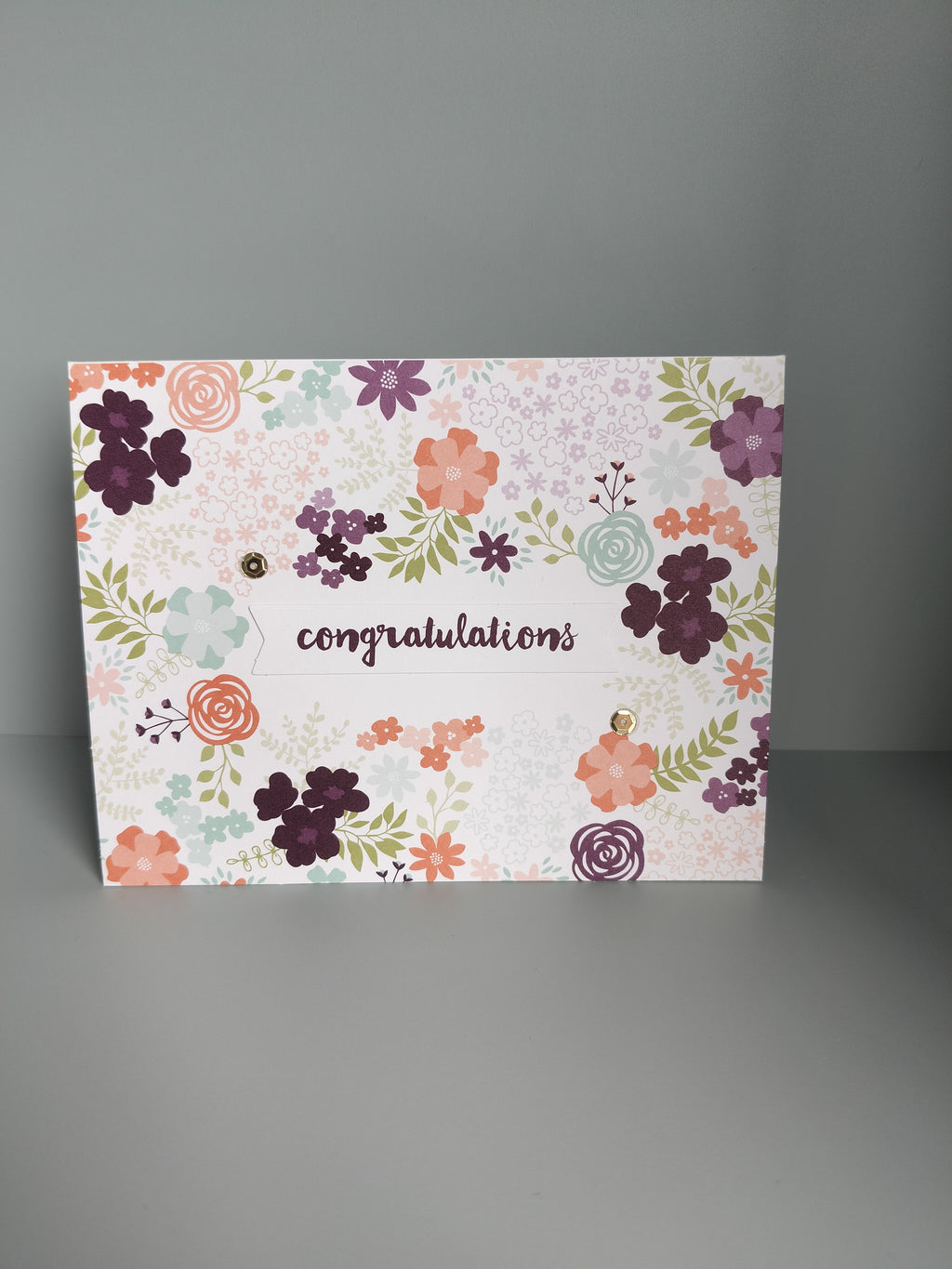 Wenskaart "congratulations"