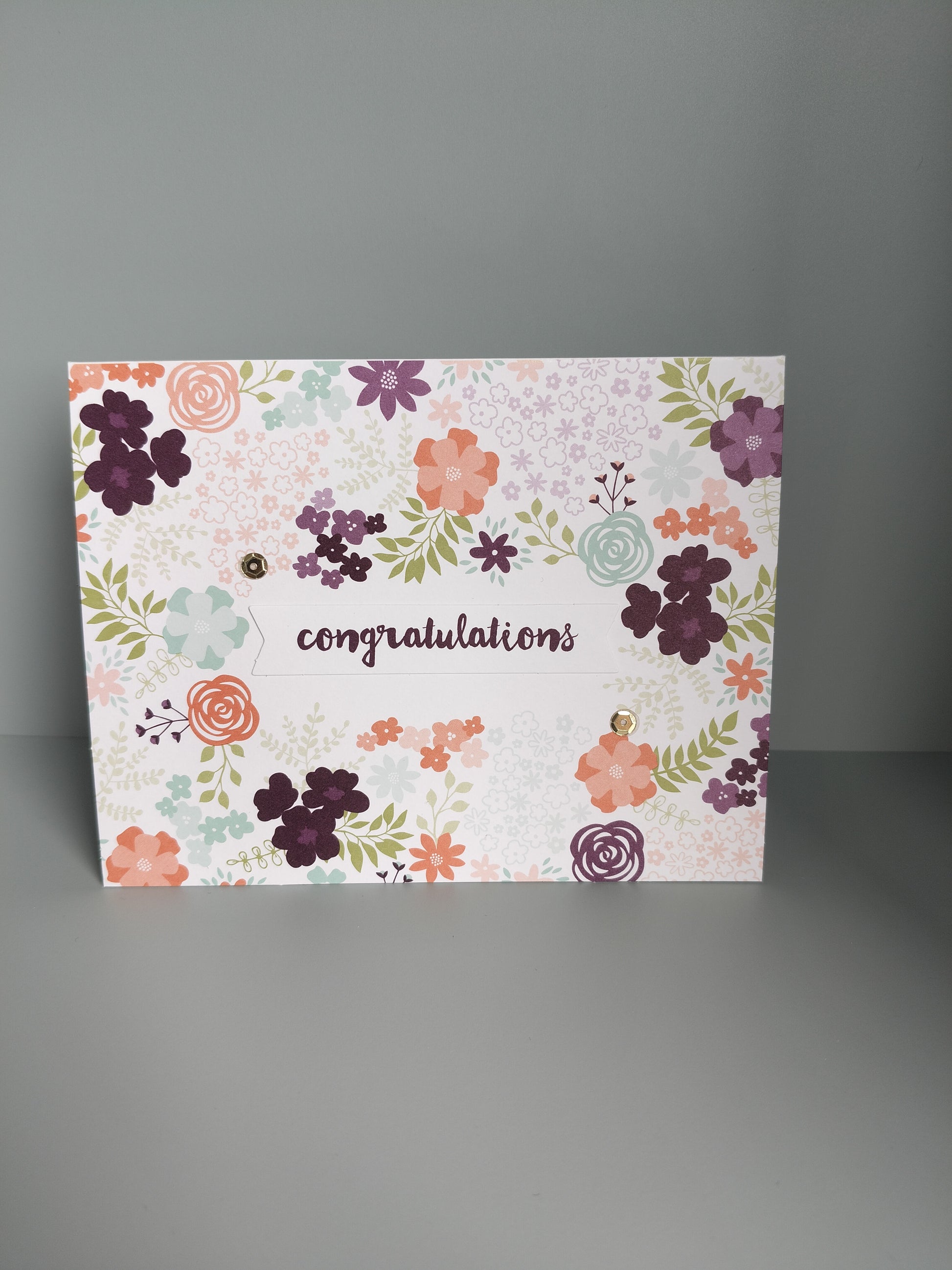 Wenskaart "congratulations"