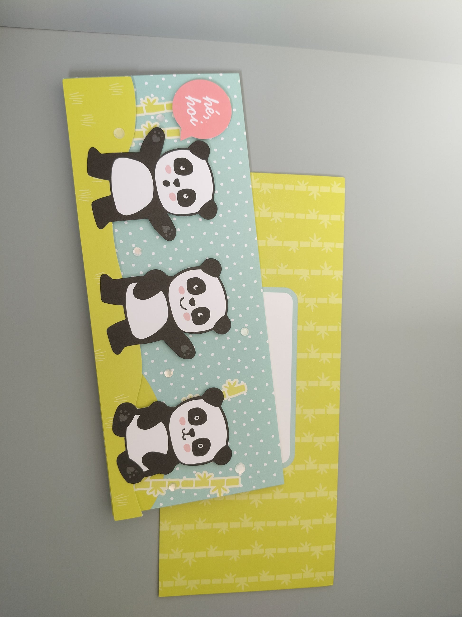 Wenskaart "hé, hoi"