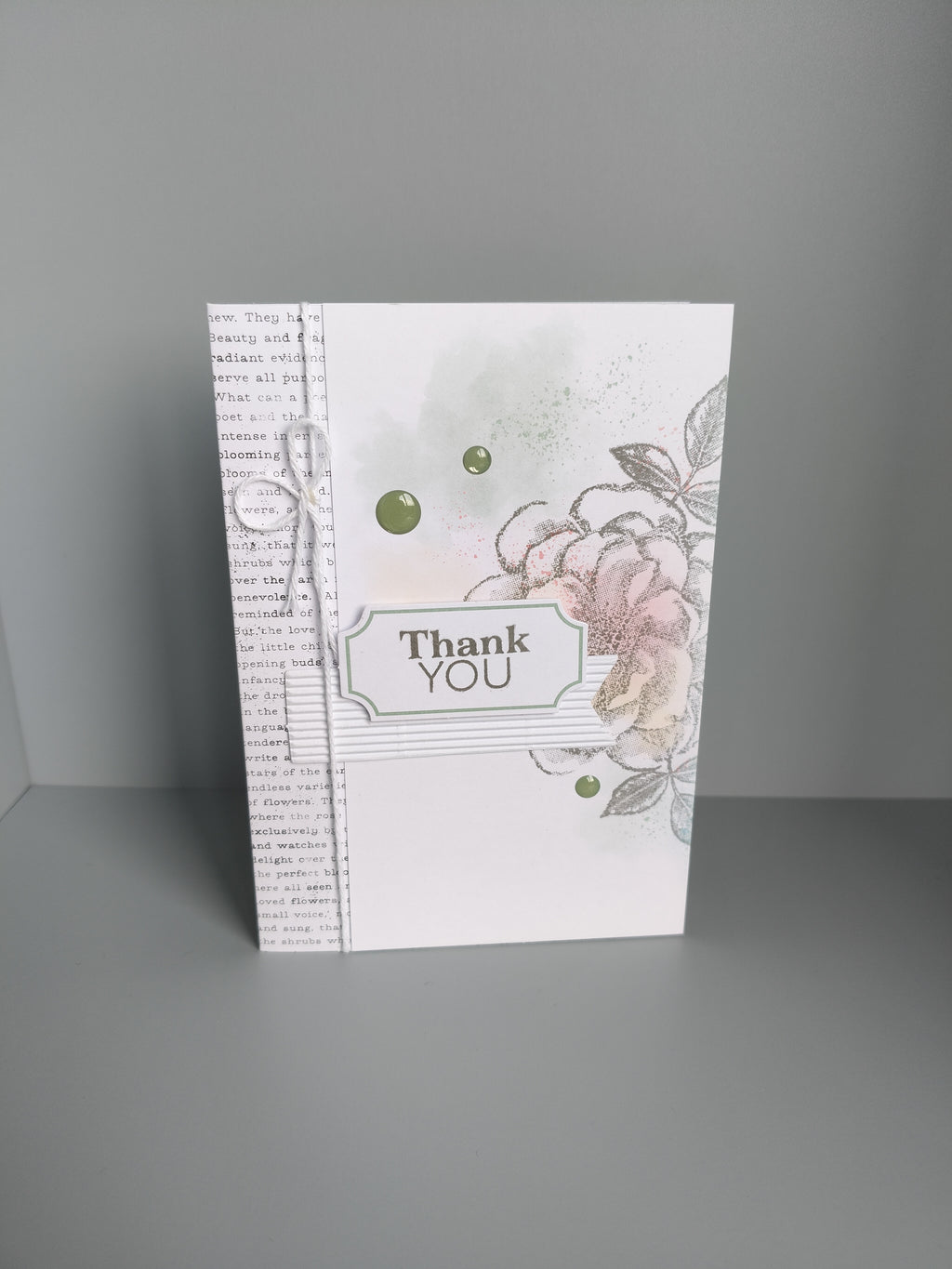 Wenskaart "thank you"