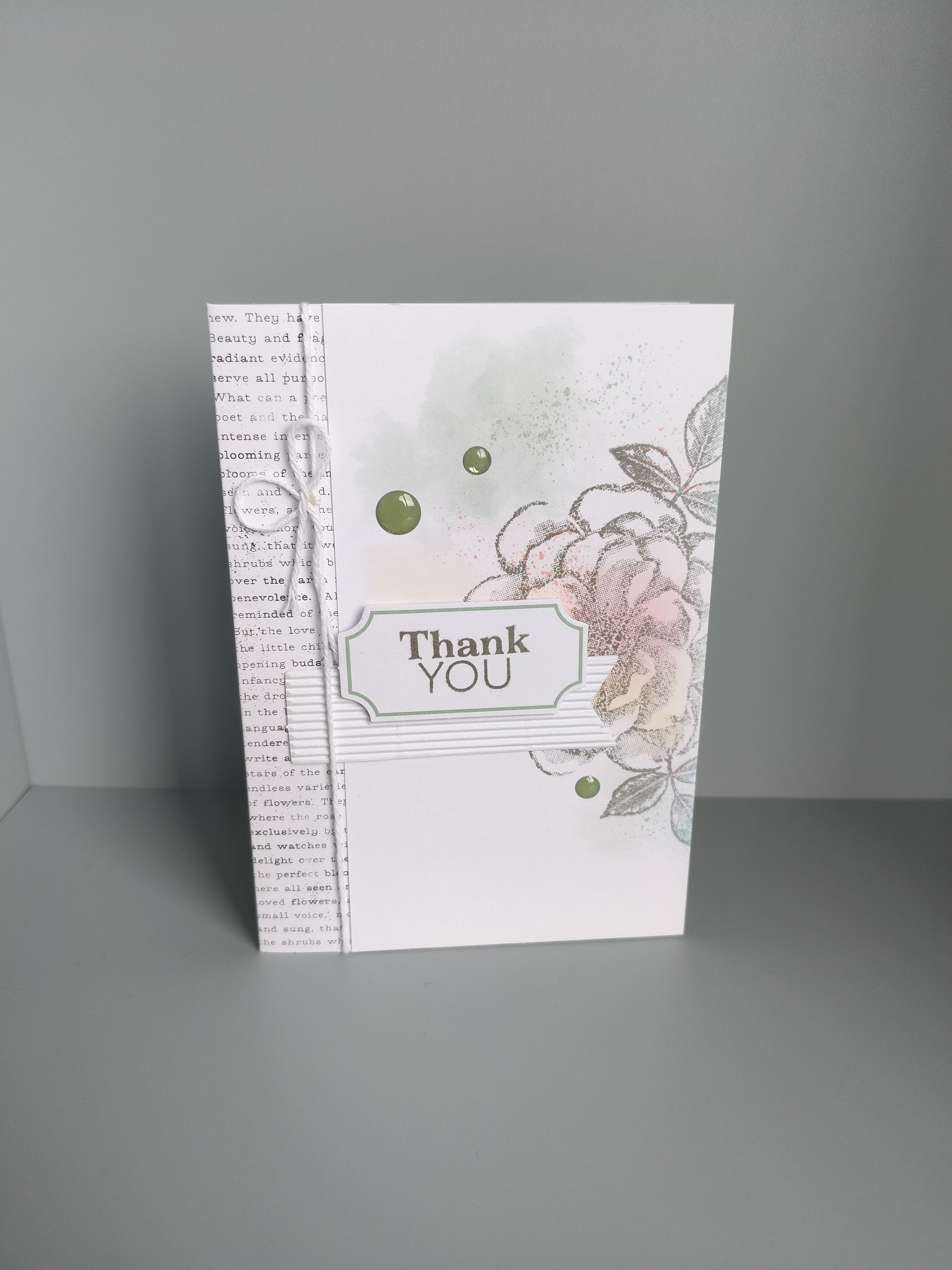 Wenskaart "thank you"