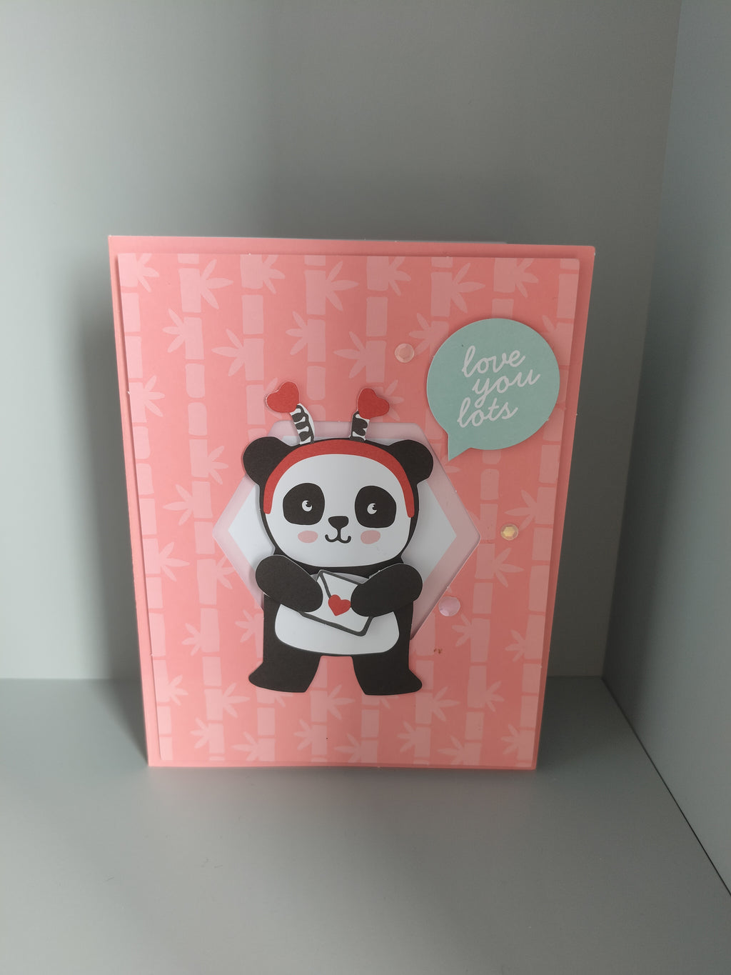 Wenskaart "love you lots"