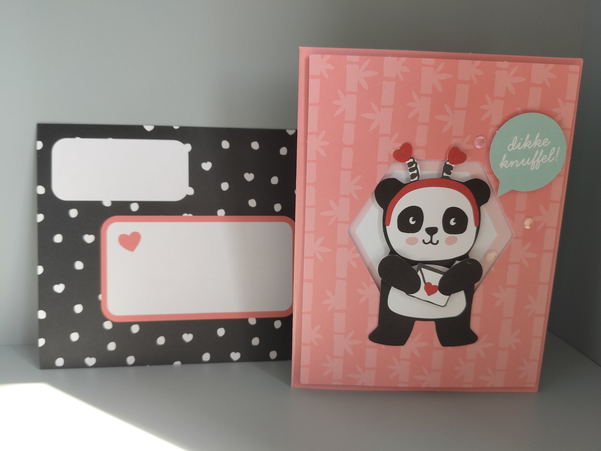 Wenskaart "dikke knuffel"