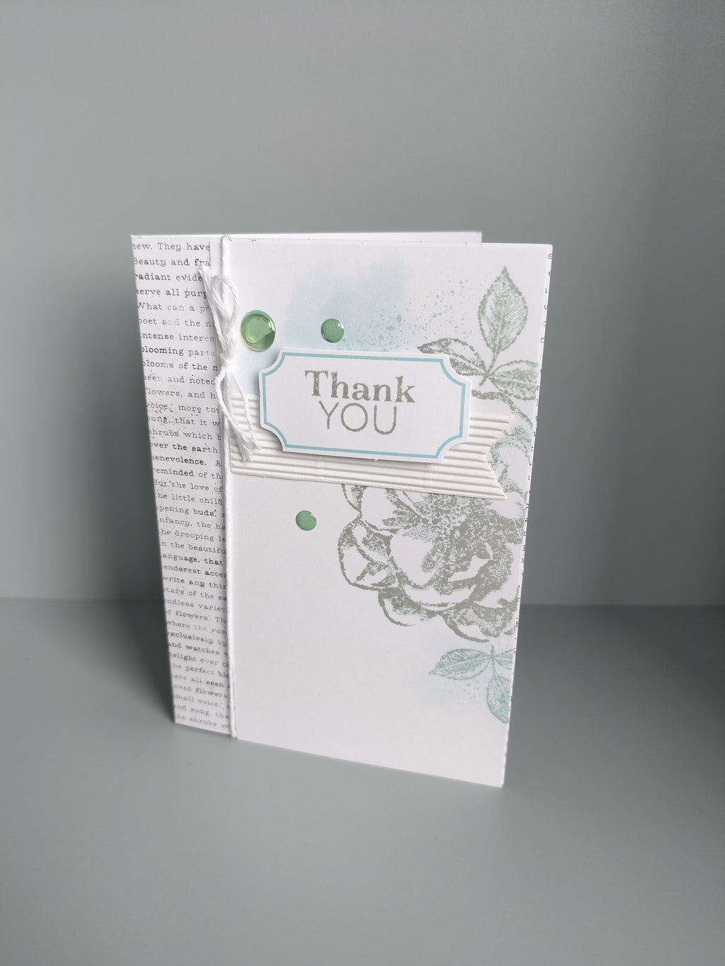 Wenskaart "thank you"