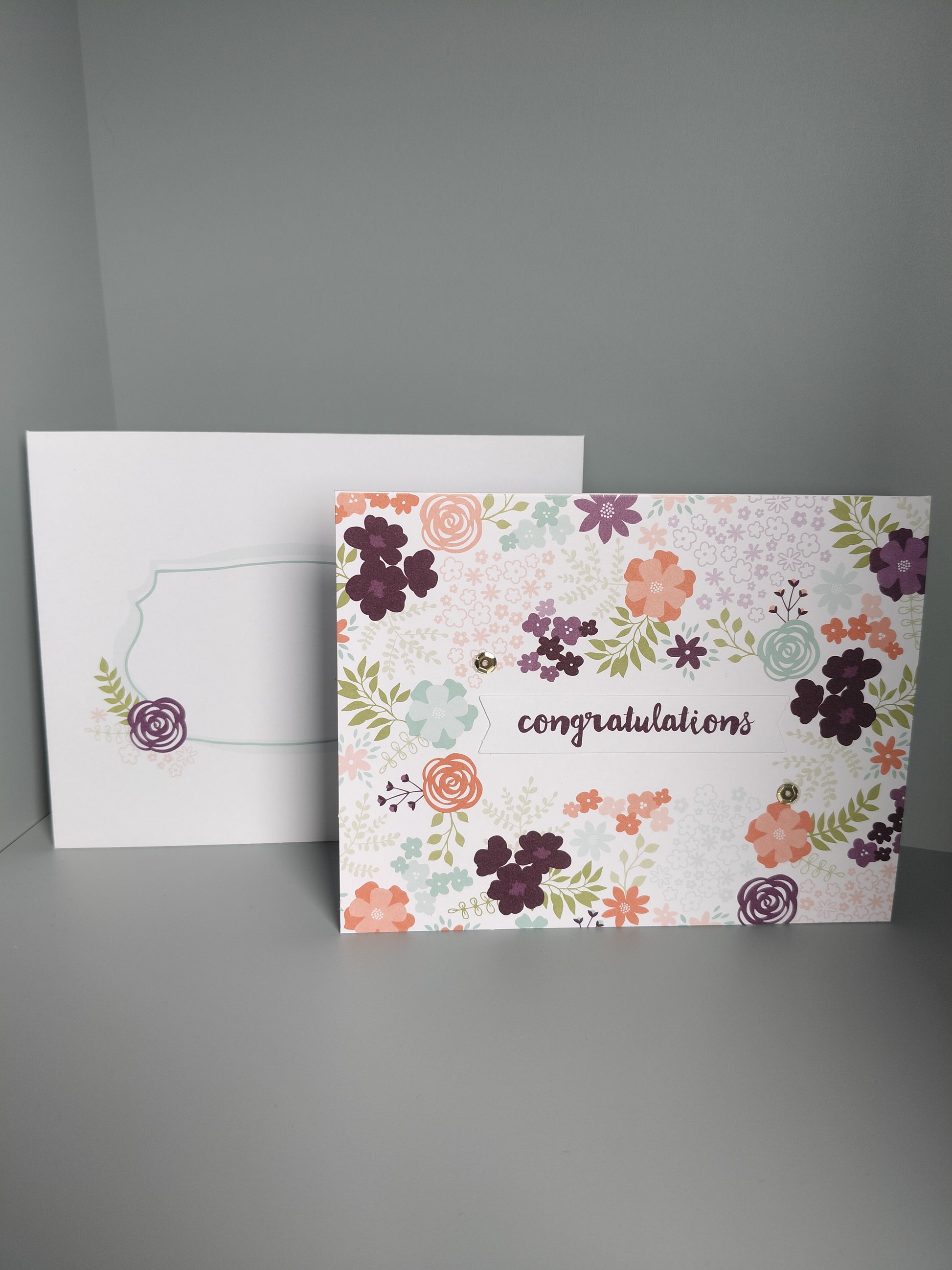 Wenskaart "congratulations"